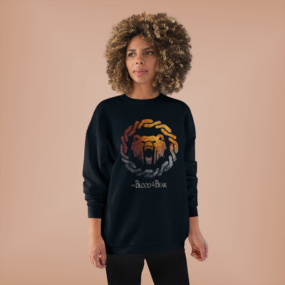 Bear Weave - Unisex EcoSmart® Crewneck Sweatshirt - Large Print