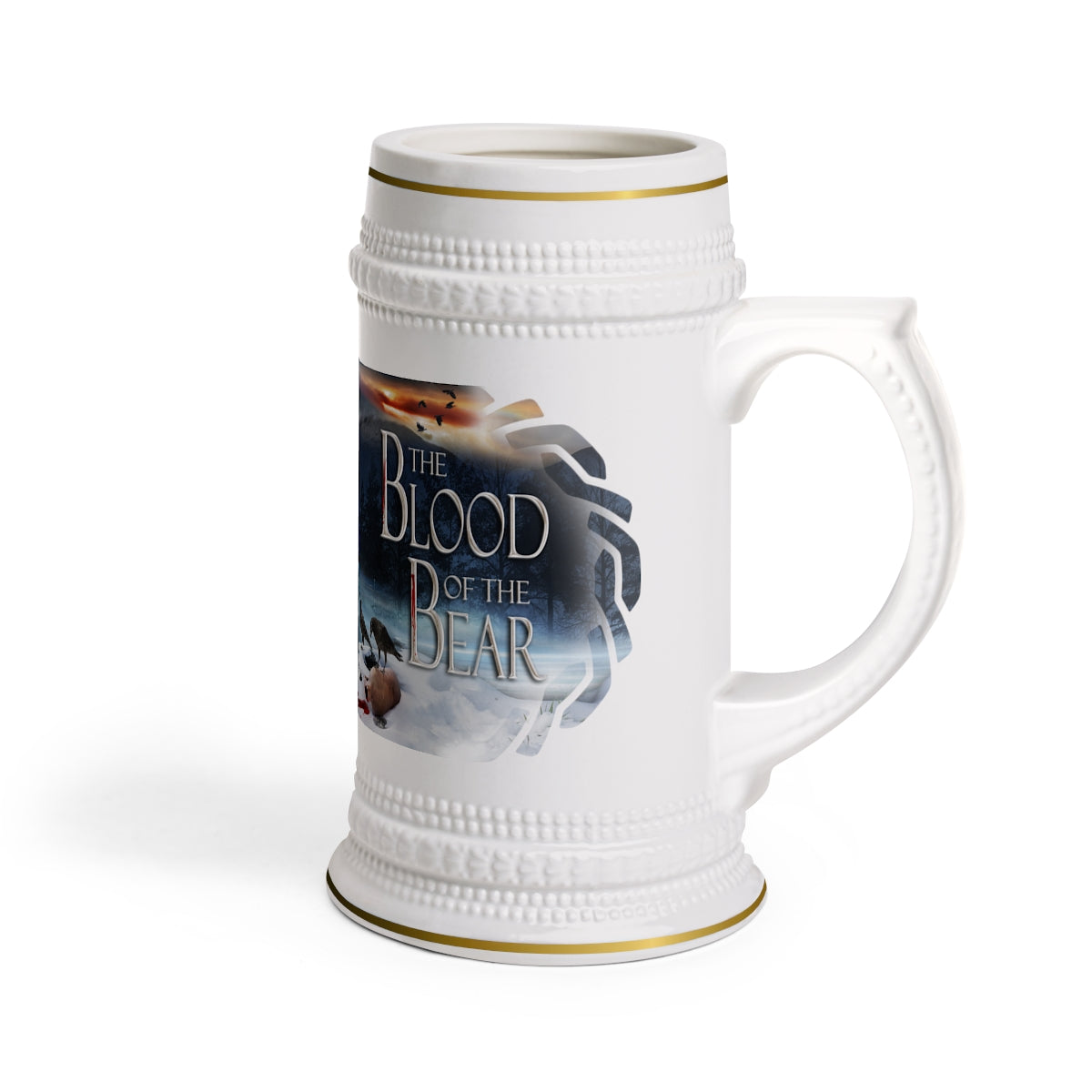 The Blood of the Bear Cover Art - Beer Stein Mug